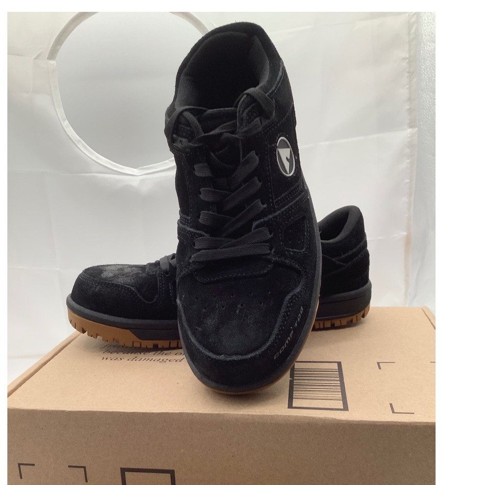 Airwalk Mango CT Composite Toe Work Shoes Mens 6.5 Black Suede EH AW6310